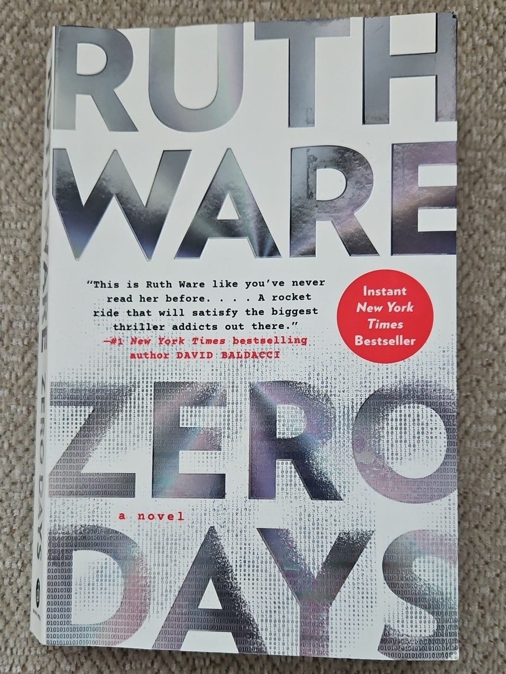Zero Days A Novel Paperback Book